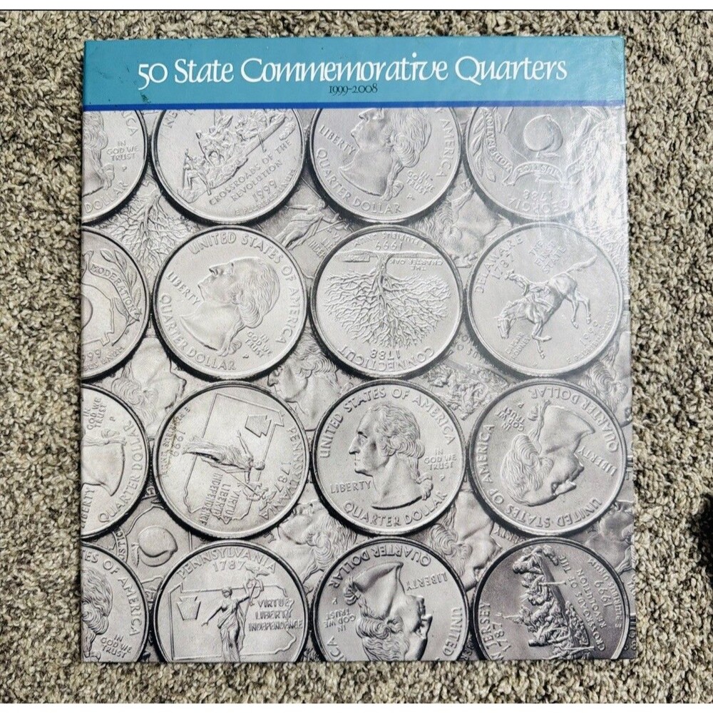 1999-2008 50 State Commemorative Quarters Folder Holder SEALED Collectible